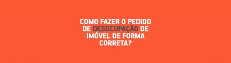 como fazer pedido de desocupação